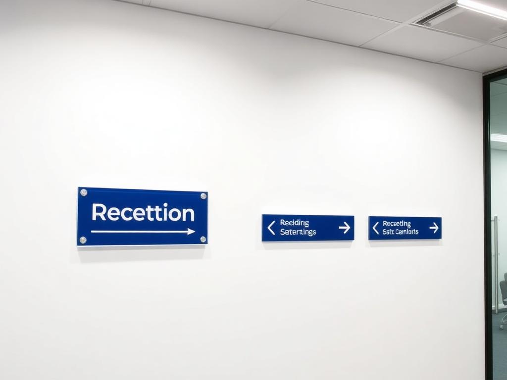 Office Signage & Branding — Office Essentials by StitchXpress